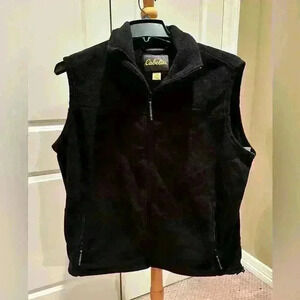 Cabela’s Fleece Vest for Men. Full-zip front.